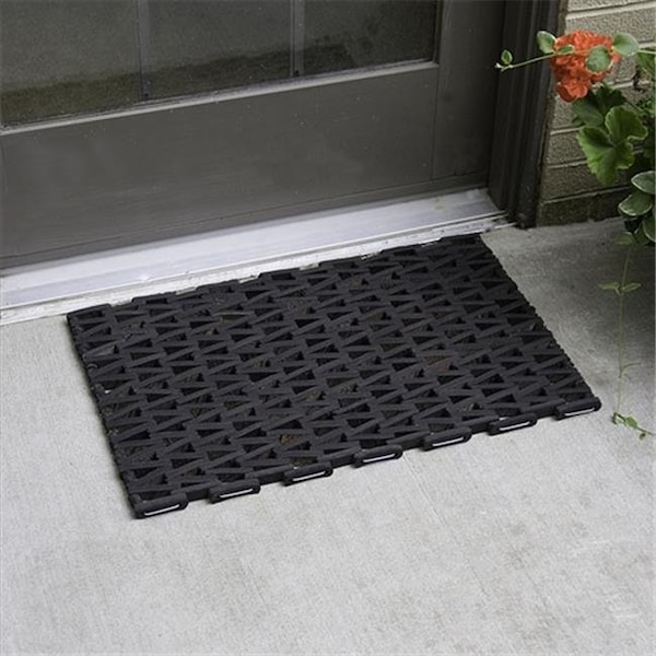 Durable Corp oration 108H2436 24 in. W x 36 in. L Durite 108 Industrial Mats - Herringbone weave 108H2436 - main